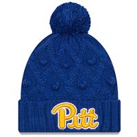 Pittsburgh Panthers New Era Womens Toasty Pom Knit