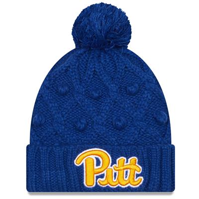 Pittsburgh Panthers New Era Womens Toasty Pom Knit