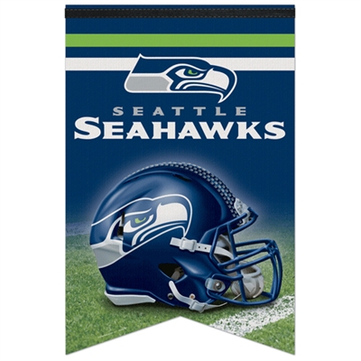 Seattle Seahawks Premium Felt Banner - 17" X 26"