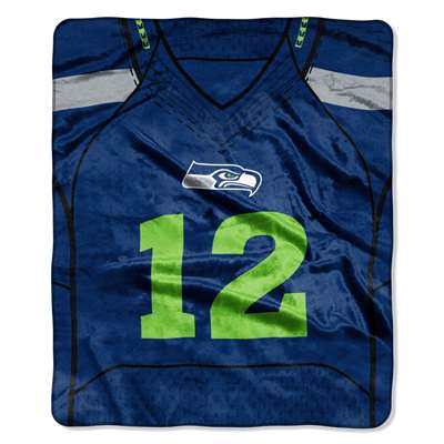 Seattle Seahawks 12th Man Fleece Throw Blanket