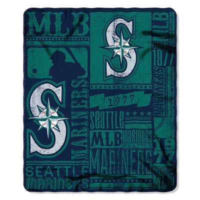 Seattle Mariners Strength Fleece Blanket