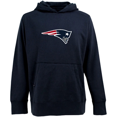 New England Patriots Antigua Signature Hoodie - Navy