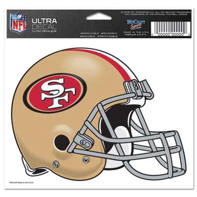 San Francisco 49ers Full Color Super Stripe Inlay License Plate