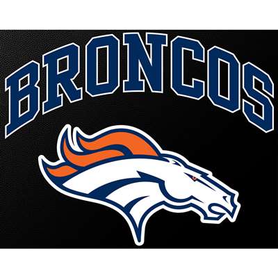 Denver Broncos Die Cut 3D Decal