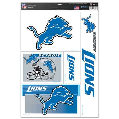 Detroit Lions Ultra Decal Set - 11'' X 17''