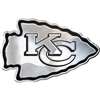 Kansas City Chiefs Chrome Auto Emblem