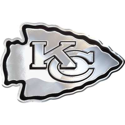 Kansas City Chiefs Chrome Auto Emblem