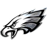 Philadelphia Eagles Chrome Auto Emblem