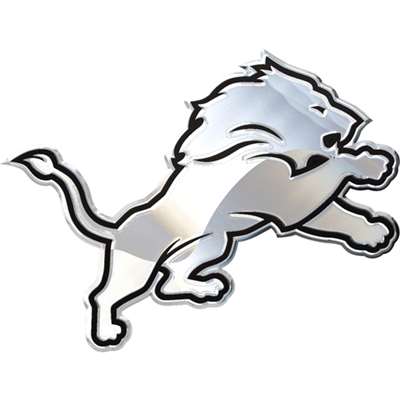 Detroit Lions Chrome Auto Emblem