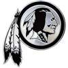 Washington Redskins Chrome Auto Emblem