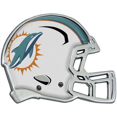 Miami Dolphins Chrome Auto Emblem