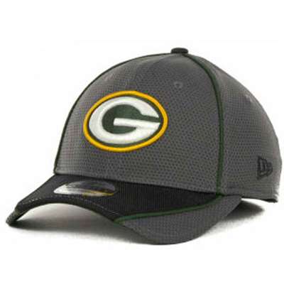 Green Bay Packers New Era 39Thirty Abrasion Flex Fit Hat