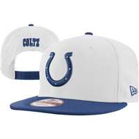 Indianapolis Colts New Era 9Fifty White Top Snap Back Hat