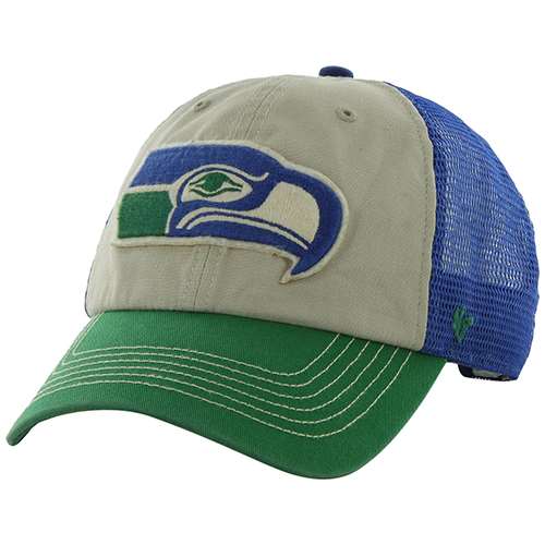 47 Brand Seattle Seahawks NFL Clean Up Strapback Baseball