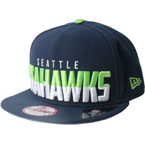 seahawks flat brim hat