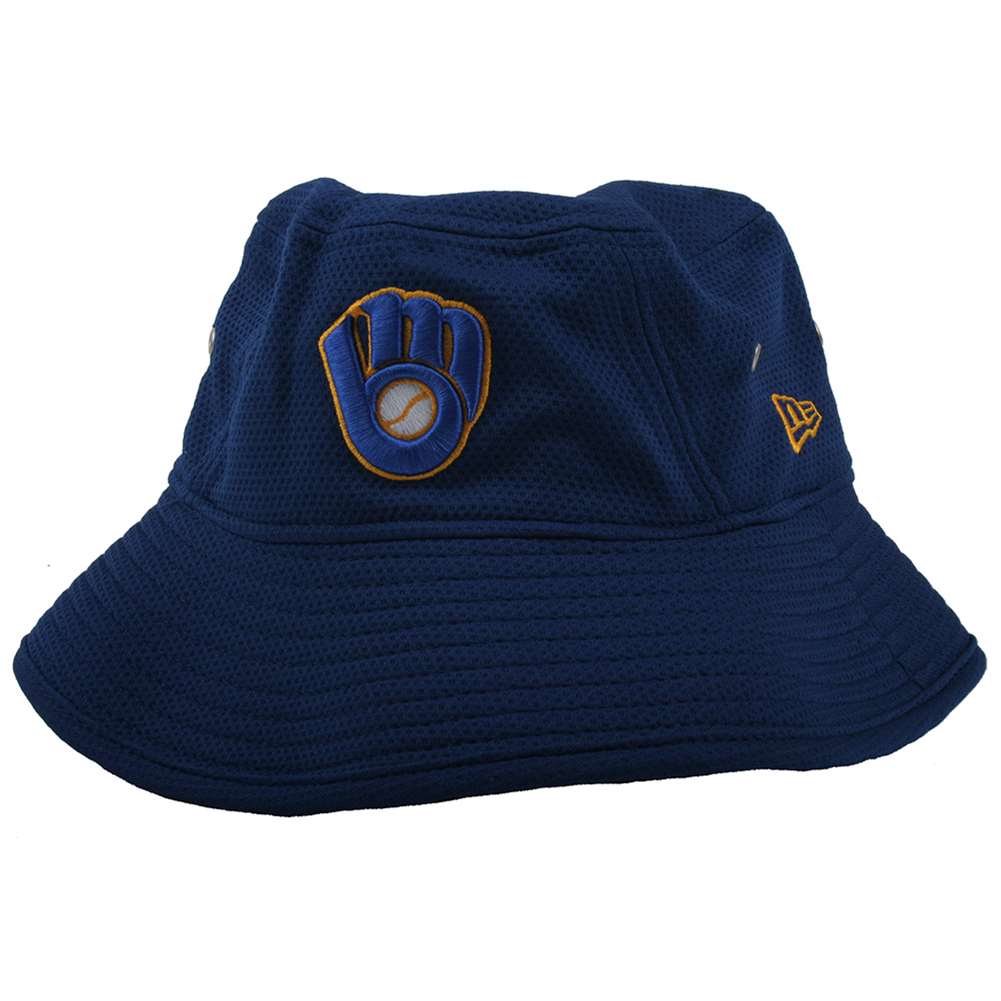 Milwaukee Brewers City Connect Bucket Hat Grill Logo MKE 414 Brew