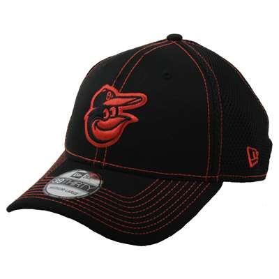 New Era Baltimore Orioles 39THIRTY Blitz Neo Fitted Hat - Black