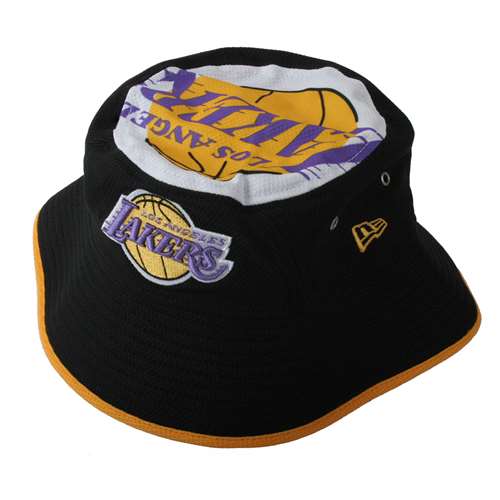 lakers bucket hat with string