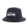 Seattle Seahawks 47 Brand Backboard Bucket Hat - Navy