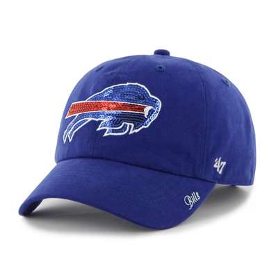 Buffalo Bills 47 Brand Womens Sparkle Clean Up Hat - Adjustable