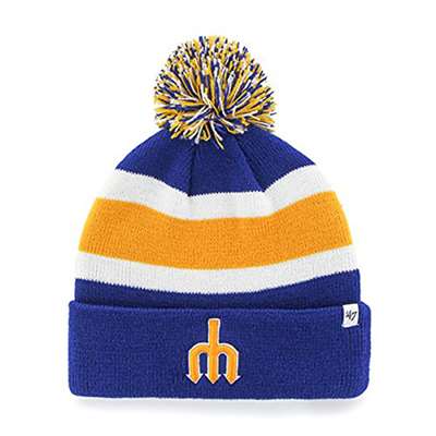 Seattle Mariners '47 Brand MLB Breakaway Cuff Knit Beanie