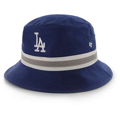 LA Dodgers 47 Brand Striped Bucket Hat