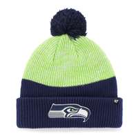 Seattle Seahawks '47 Brand NFL Backdrop Cuff Knit Beanie