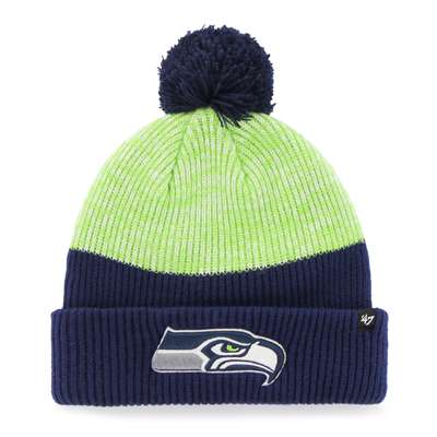 Seattle Seahawks '47 Brand NFL Backdrop Cuff Knit Beanie