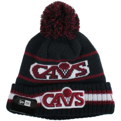 Cleveland Cavaliers New Era Vintage Select Pom Knit Beanie