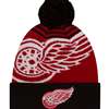 Detroit Red Wings New Era Logo Whiz 2 Pom Knit Beanie