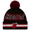 Miami Heat New Era Vintage Select Pom Knit Beanie