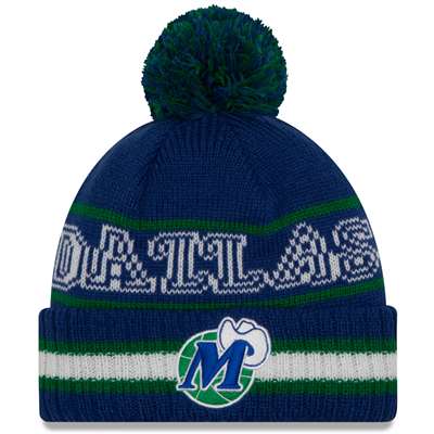 Dallas Mavericks New Era Vintage Select Pom Knit Beanie