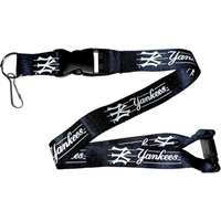 New York Yankees Logo Lanyard - Navy