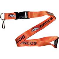 Denver Broncos Logo Lanyard - Orange