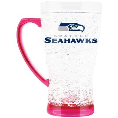 Seattle Seahawks Flared 16 oz Freezer Mug - Pink