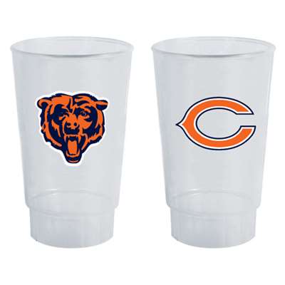 Chicago Bears Plastic Tailgate Cups - Set of 4