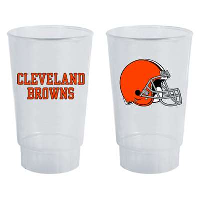 Cleveland Browns Plastic Tailgate Cups - Set of 4