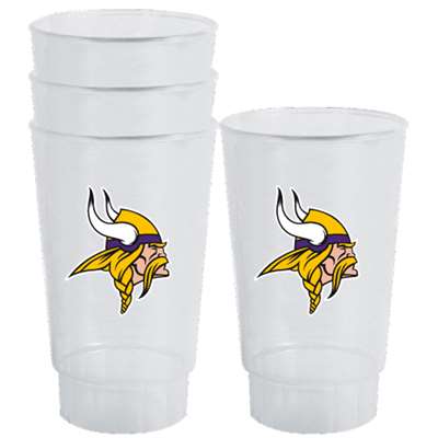 Minnesota Vikings Plastic Tailgate Cups - Set of 4