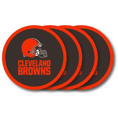 Cleveland Browns 4 Pack Coaster Set