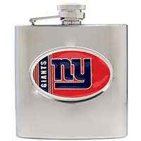 New York Giants Stainless Steel Hip Flask