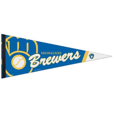 Milwaukee Brewers Premium Pennant - 12" X 30"