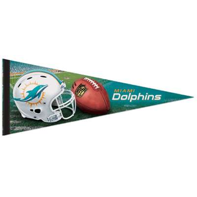 Miami Dolphins Premium Pennant - 12" X 30"