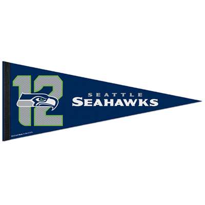 Seattle Seahawks Premium Pennant - 12th Man