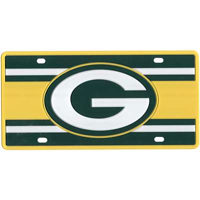 PATZIE personalized Green Bay Packers license plate on sil…