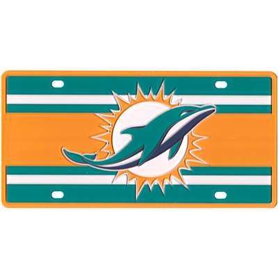 Buy Miami Dolphins NFL License Plate