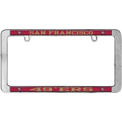 WinCraft San Francisco 49ers Team Metal License Plate Frame