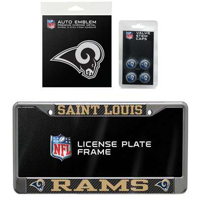 Saint Louis Rams 3 Piece Automotive Fan Kit