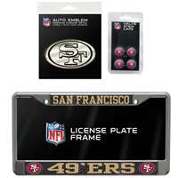 San Francisco 49ers 3 Piece Automotive Fan Kit