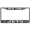 New York Jets Metal License Plate Frame - Carbon Fiber