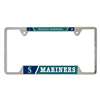 Seattle Mariners Metal Chrome License Plate Frame - Alt